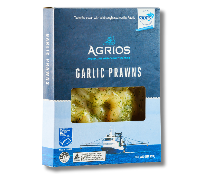 Raptis_AGRIOS_Wild Garlic Prawns_frozen_hero