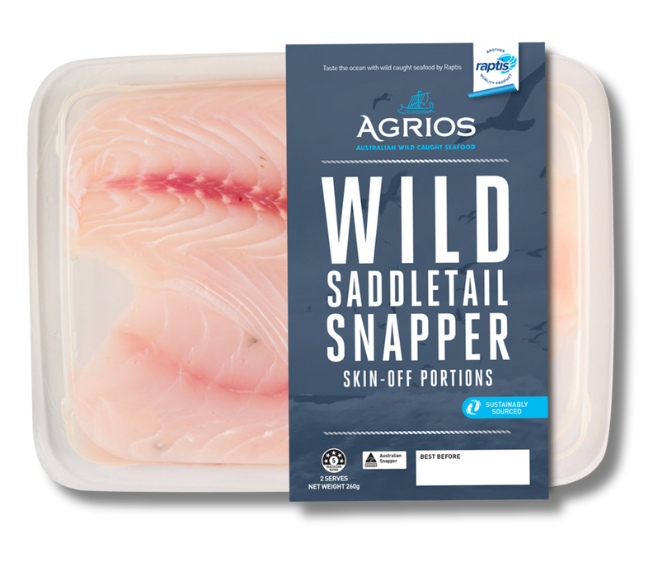 Raptis_AGRIOS_Wild Saddletail Snapper_chilled_hero